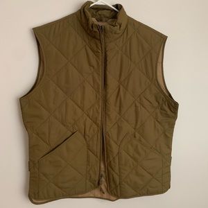Light brown/green J Crew Vest
